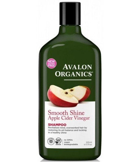 Nabłyszczający szampon z octem jabłkowym - Avalon Organics 325ml