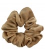 Welurowa scrunchie - jasny brąz - BoMoye