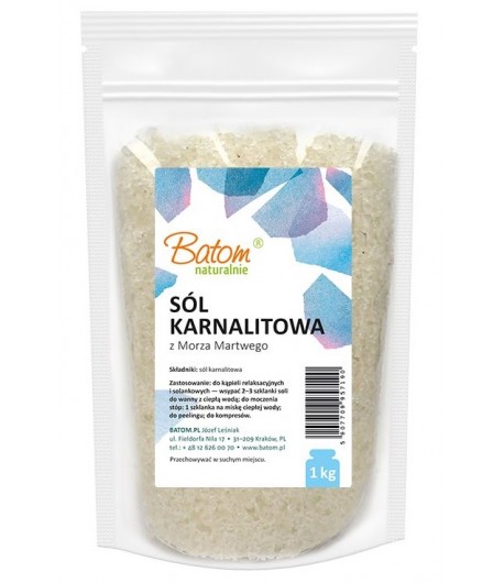 Sól KARNALITOWA kąpielowa - BATOM 1kg