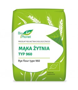 Mąka Żytnia TYP 960 BIO - Bio Planet 1 kg