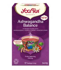 ASHWAGANDHA BALANCE Równowaga z Ashwagandhą BIO - YOGI TEA®