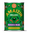 FEIJOADA Fasolka czarna w sosie pomidorowo- ziołowym BIO - AMAIZIN 400 g