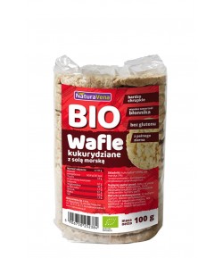 Wafle kukurydziane pełnoziarniste z solą morską BIO - Naturavena 100 g