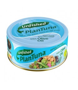 Wegańska  alternatywa Tuńczyka w oliwie z oliwek - Unfished 150 g