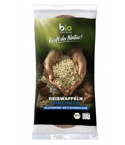Wafle ryżowe z mleczną czekoladą bezglutenowe BIO - Bio Zentrale 100 g