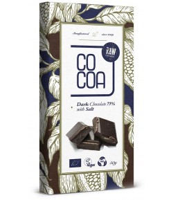 Czekolada ciemna 75% z solą BIO - COCOA 50 g