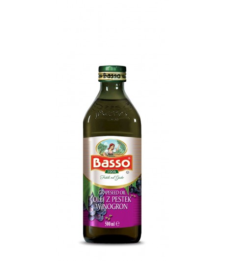 Olej z pestek winogron - BASSO 500 ml