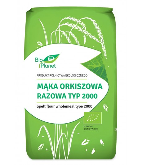 Mąka Orkiszowa razowa TYP 2000 BIO - Bio Planet 500 g