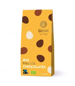 Praliny czekoladowe Jajka Wielkanocne FAIR TRADE BIO -  OXFAM 160 g